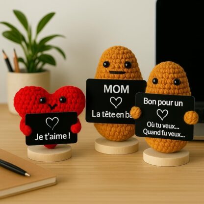 Socle pour patate ❤️ personnalisable ❤️ positive – Image 3